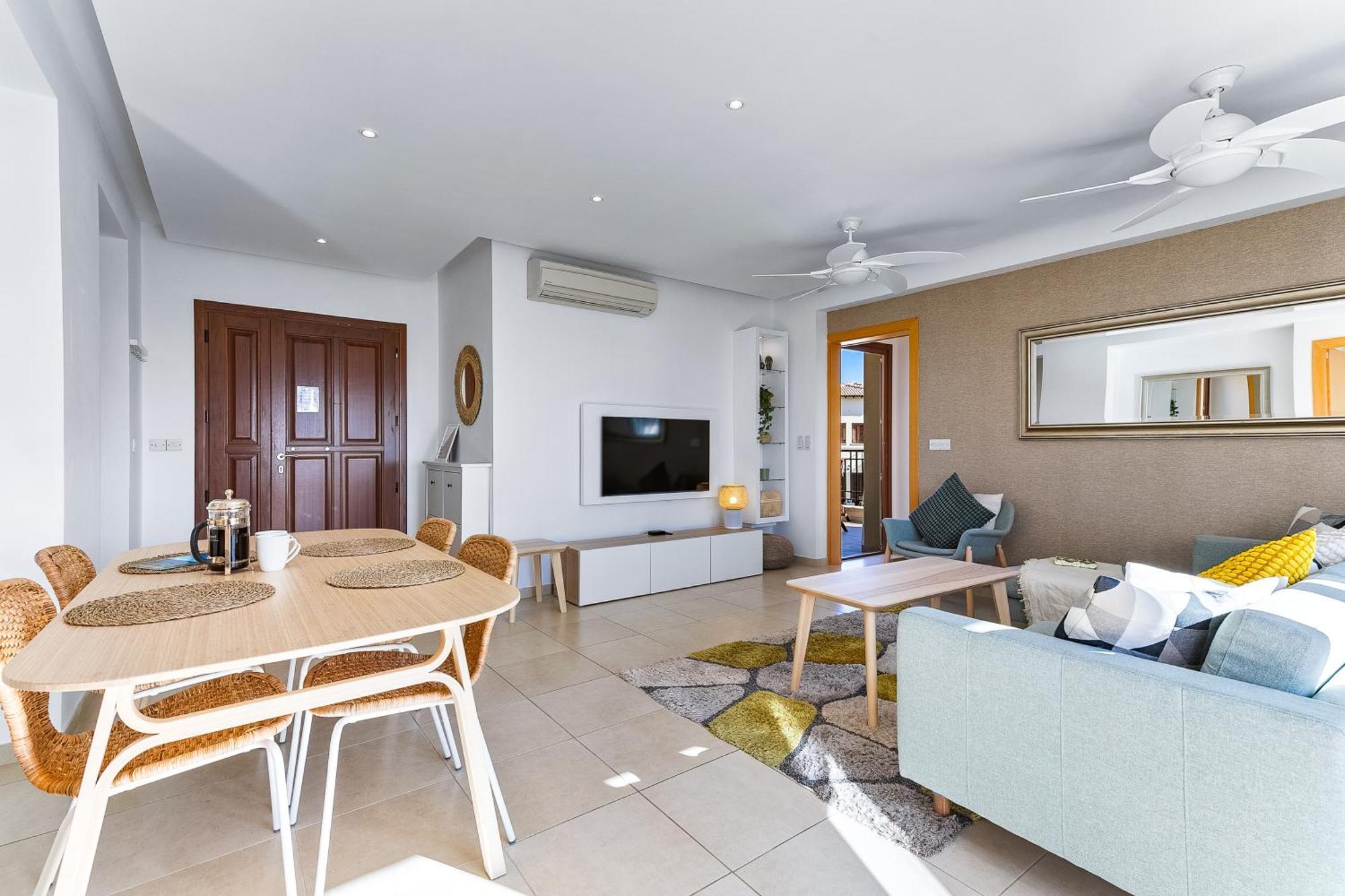 2 Bedroom Apartment Thalassa With Sea And Sunset Views, Aphrodite Hills Resort Kouklia Extérieur photo